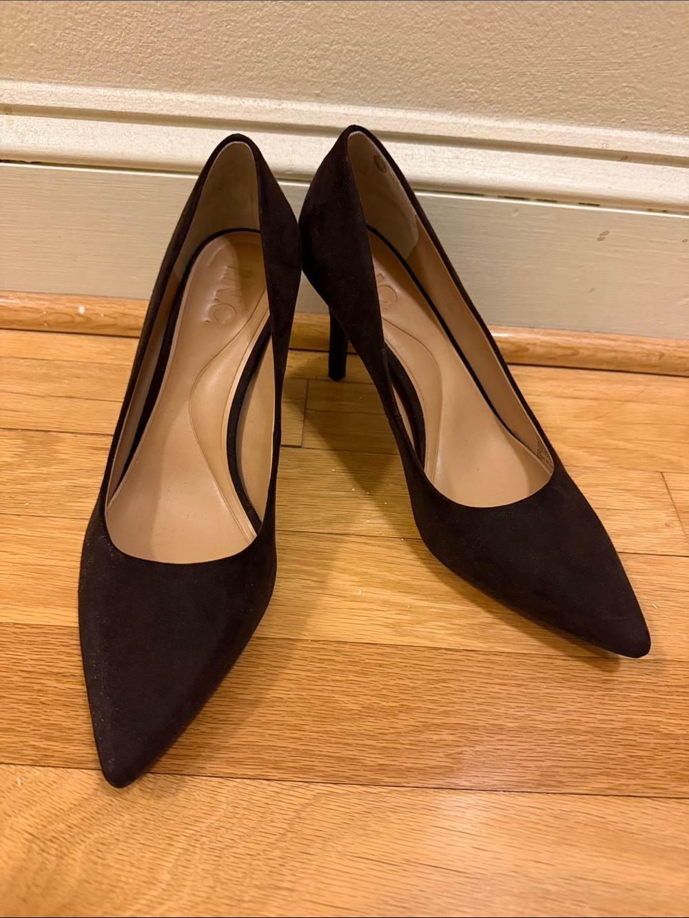 INC International Concepts Chocolate Suede Pumps